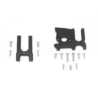 front and back motor mount aluminum alloy center diff fixed seat for arrma kraton typhon talion rc car spare parts