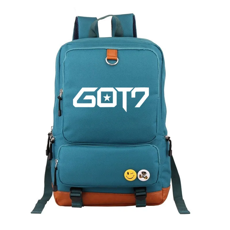

2021 New Hot Rock Fade Alan Walker EXO GOT7 AC/DC Boy Girl Children School Bag Teenagers Schoolbags Canvas Men Student Backpack
