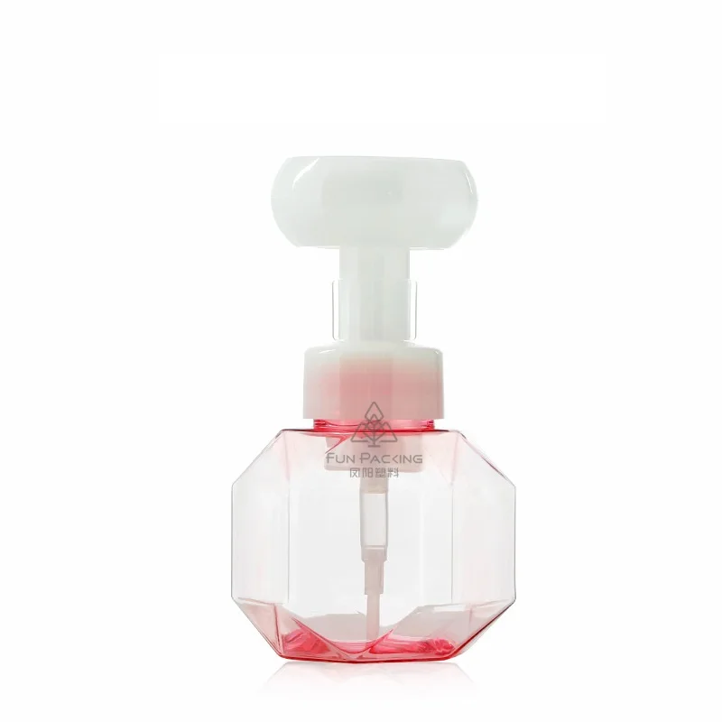

1 Pcs New Soap Bottle Foaming Lotions Refillable Bottle Flower Pump Head Soap Shampoo Cosmetic Empty Bottle Bathroom Accessories