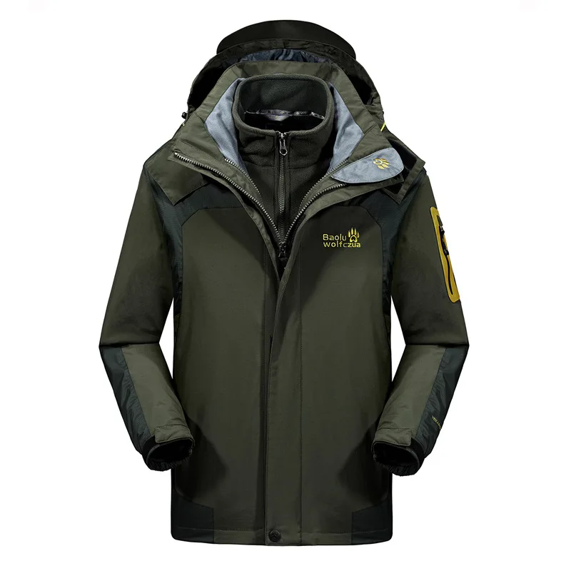 Зимняя походная куртка с флисовой подкладкой для мужчин и женщин уличная
