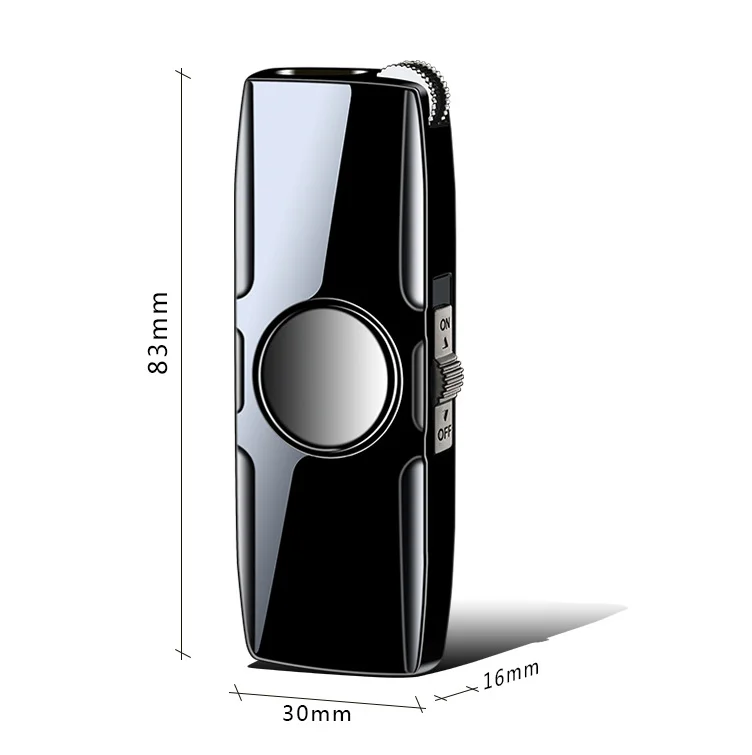 Надувная газовая зажигалка с двойным пламенем креативная игрушка спиннинг