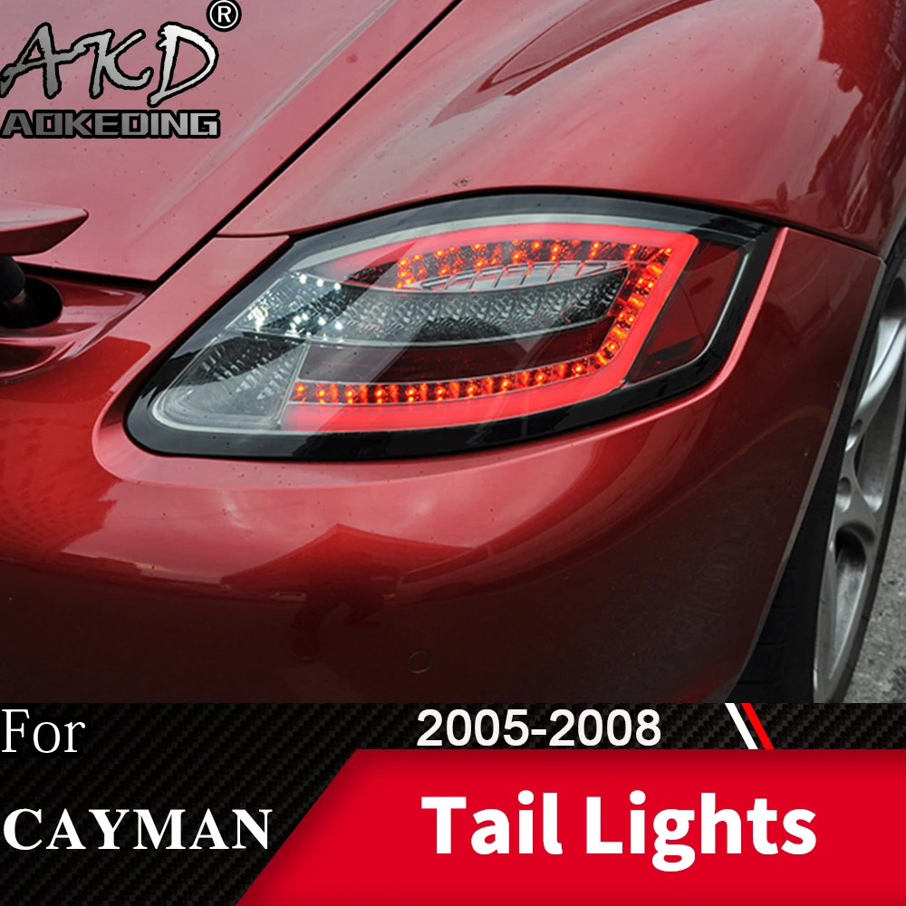 

AKD Car Lamp For Porsche Cayman 987 2005-2008 LED Taillights Assembly Upgrade Dynamic Signal DRL Accessories