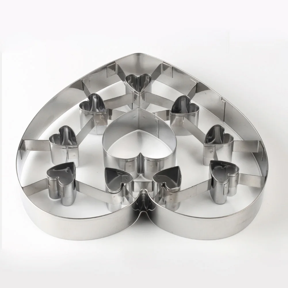 

Stainless Steel Christmas Tree Snowflake Biscuit Cutter Mold Cake Decor Baking Tool SUB Sale
