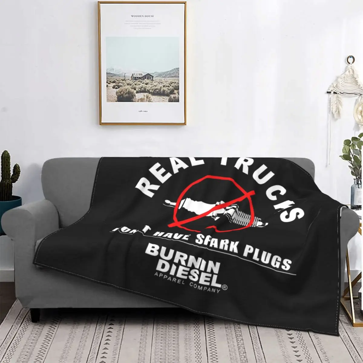 

Real Truck Dont Have Spark manta colcha cama a cuadros edredones cubierta de playa doble manta receptora mantas