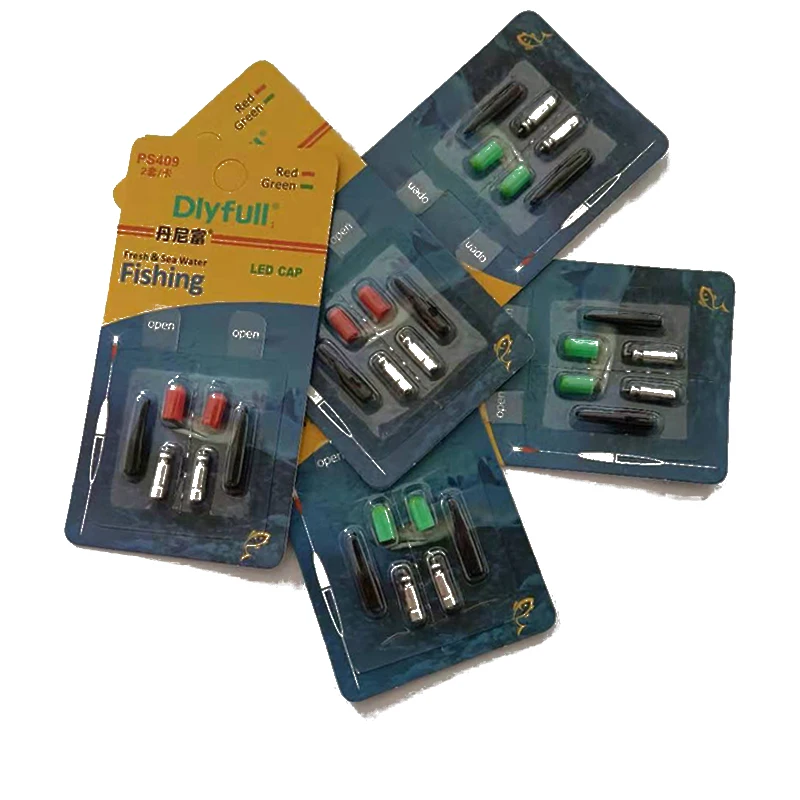 Электронные Поплавки для рыбалки A006 50 шт. зеленый/красный светодиодный