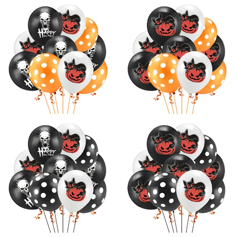 10 шт Хэллоуин Череп Тыква воздушные латексные шары Свадьба Дети ребенок душ