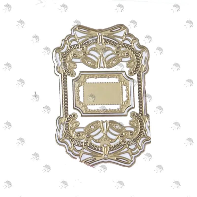 

Christmas invitation card New 2021 Metal Cutting Die Scrapbooking DIY Decoration Craft Embossing Stencil Stansmallen Achtergrond