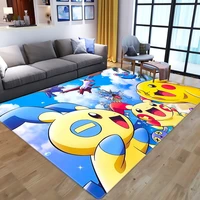 pokemon pikachu rugs and carpets for home living room bathroom rug cute floor mat kitchen mats for floor door mat entrance