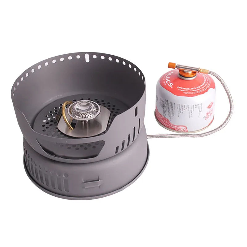 

Outdoor Gas Stove Camping Gas burner Electronic Stove hiking Portable Foldable Stoves Cooking Furnace Adapter Valve