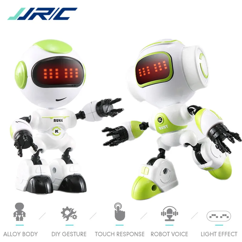 JJRC робот игрушка жест мини Smart озвученный Интеллектуальный светодиодный RC DIY