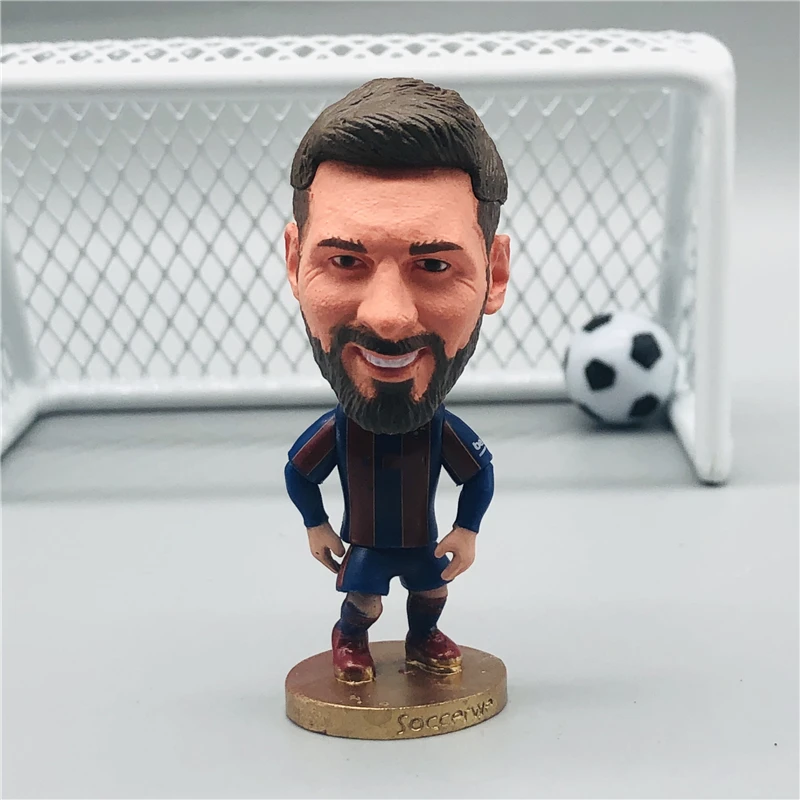 15 шт./лот Soccerwe 6 5 см высота Футбольная звезда куклы случайный выбор Месси Pogba Kane