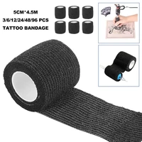 3612244896pcs tattoo grip tape self adhesive elastic waterproof tattoo grips bandage cover wraps for machine pen needle new