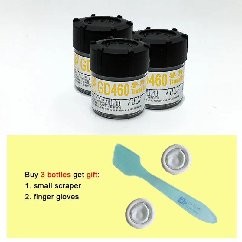 Термопроводящая паста GD460 3 шт. силиконовая термопаста высокоэффективный состав