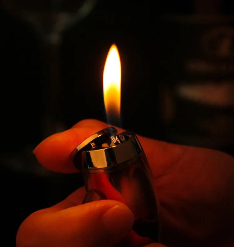 Wake up bottle Electronic Cigar Cigarettes Lighter Metal Gas Lighter Two Torch Lighters Smoking Accessories Gadgets For Men