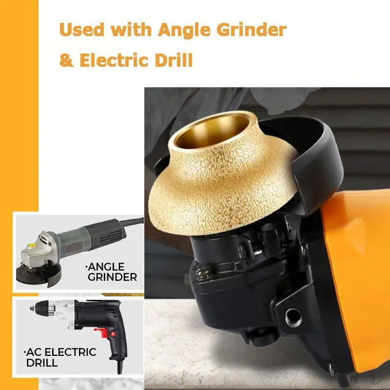 Stone Edge Grinding Polishing Wheel 10-30mm Diamond Angle Grinder Professional Bricklayer Working Tools | Инструменты