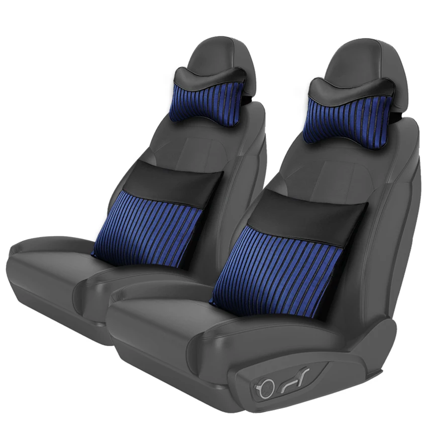 Car Neck Pillow Auto Head Rest Support Cushion Universal Waist Massage Pillows Under The Back | Автомобили и мотоциклы