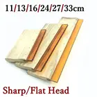 Многоразмерные износостойкие скребки для трафаретной печати с плоскойострой головкой, инструменты для печати на шелкографии 111316242733 см