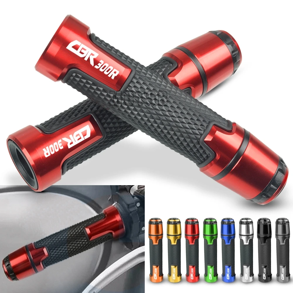 For Honda CBR300R 2014-2018 2015 2016 2017 CBR300 CBR 300 R 300R Motorcycle 7/8"22mm Handlebar Grips Ends Handle Bar Caps Plugs