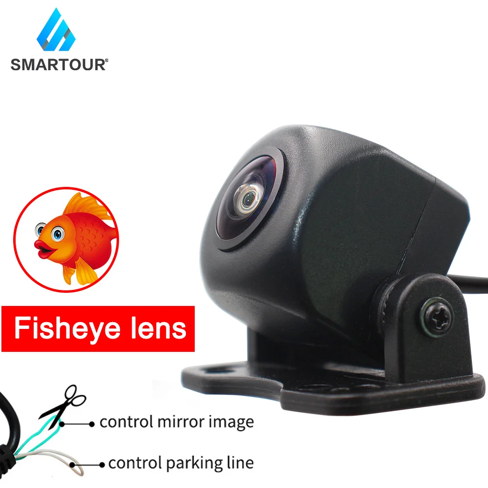 Smartour 170° Fisheye Lens HD Night Vision Rear View Backup Camera Waterproof Auto Car Front Reverse Rearview Parking | Автомобили и