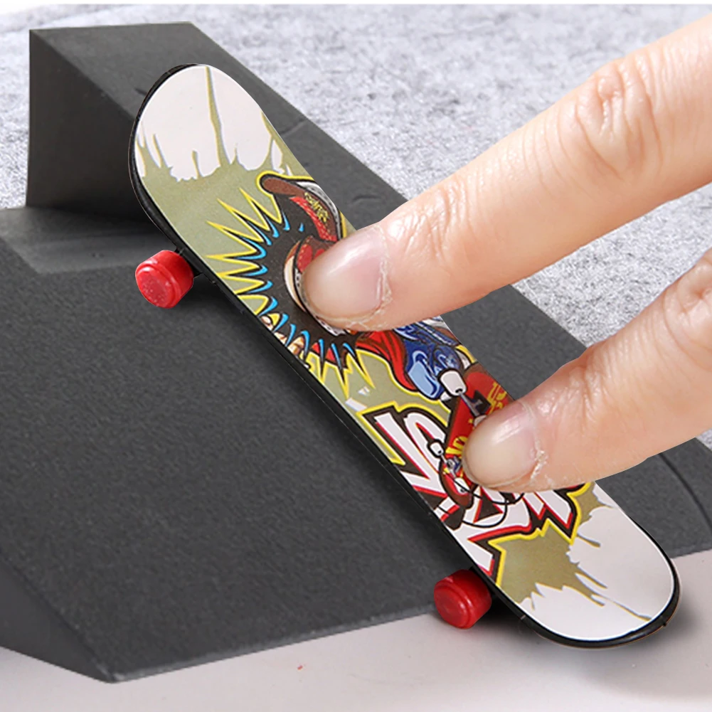 Finger катание доска обучающие игры с рампой части трек детские игрушки парк гриф |