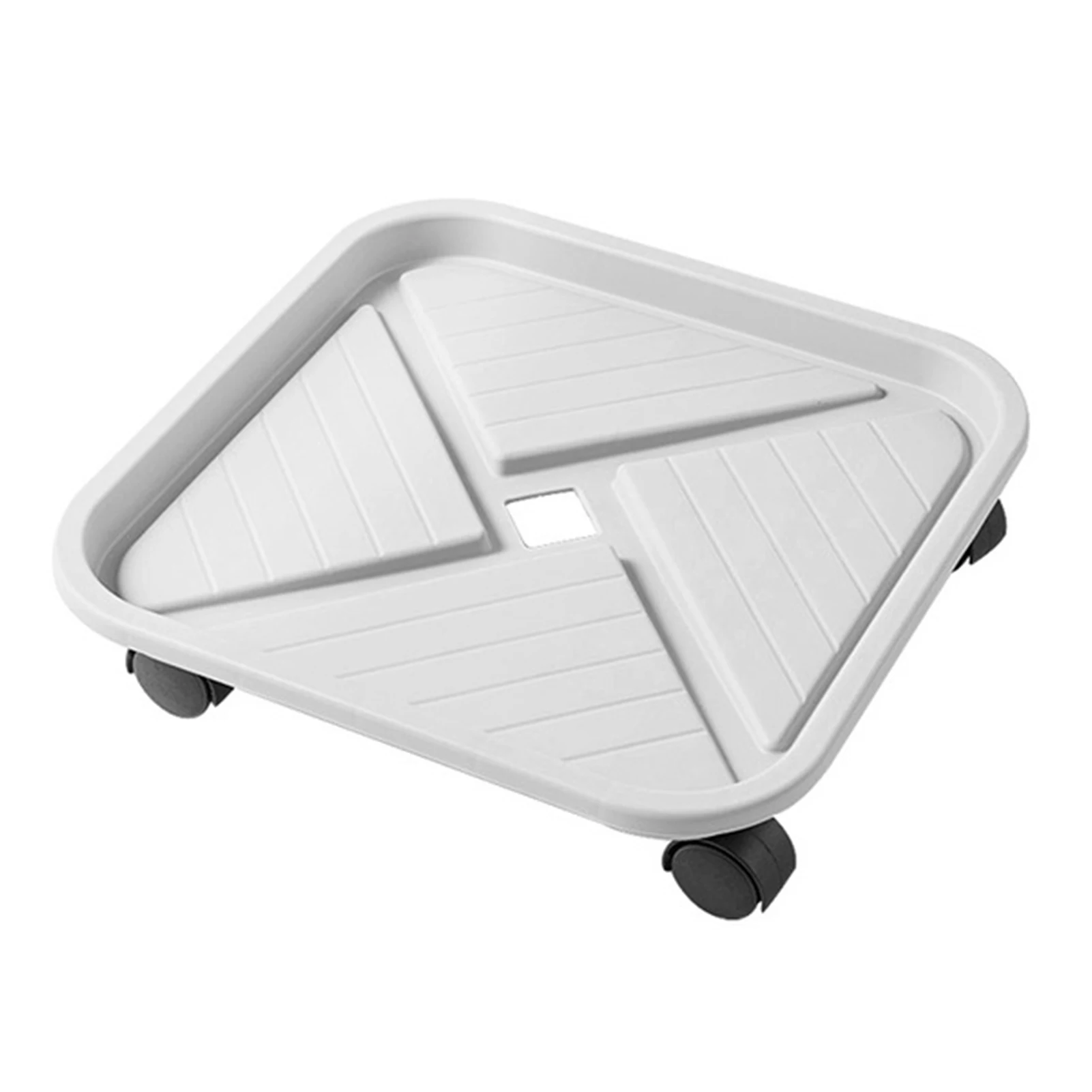 

4 Sizes Movable Plant Flower Pot Stand With Casters Wheels Drainable Planter Pot Holder Tray 360 Rotating Gardening Accessories