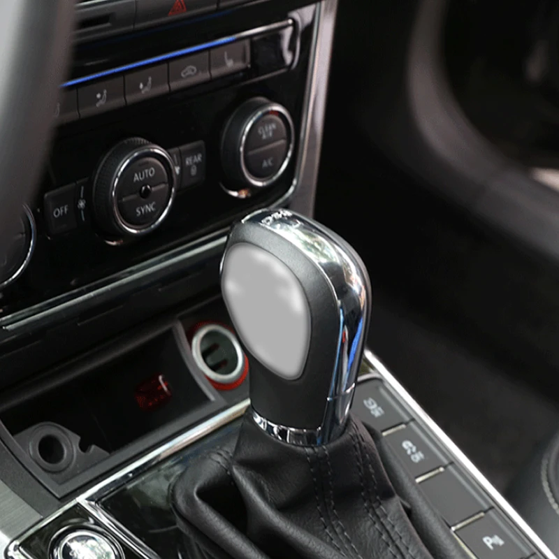 

Car Styling ABS Gear Cover Sequin Chrome For Volkswagen Jetta A7 2019-2020 Gear shift knob Covers Internal Cover Car Stickers