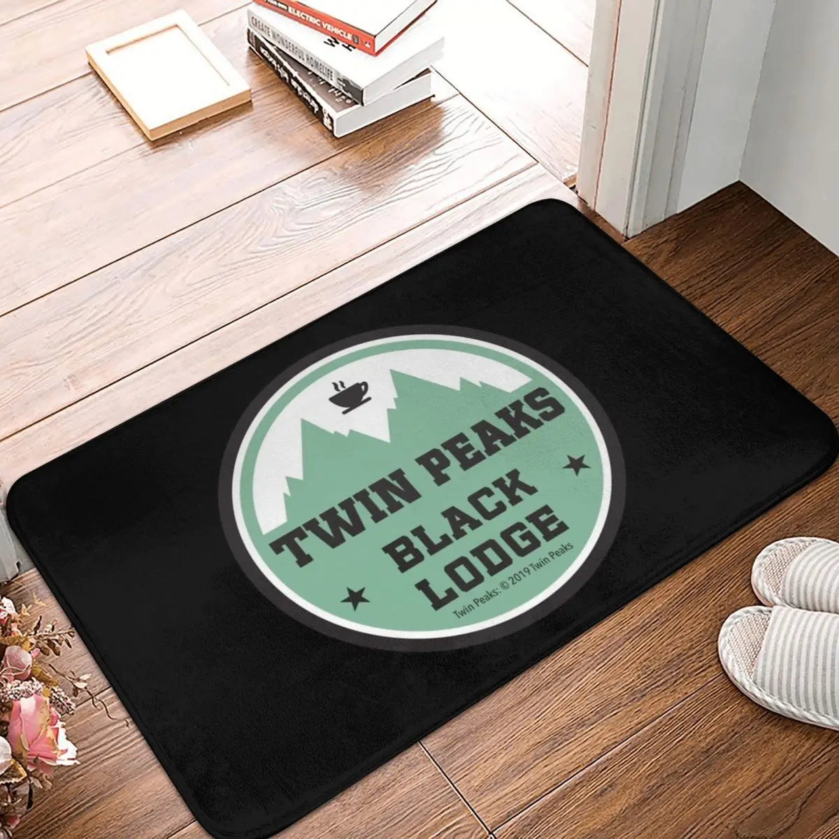 

Twin Peaks Black Lodge Doormat Carpet Mat Rug Polyester Anti-slip Floor Decor Bath Bathroom Kitchen Living Room 40*60