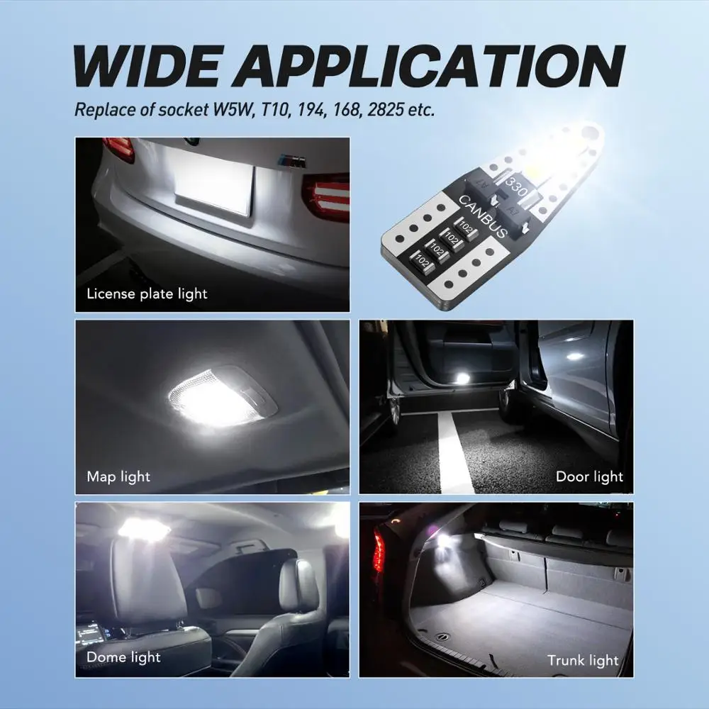 10 Led Canbus W5W 194 интерьерные Автомобильные фары для Holden Commodore Statesman Caprice Alfa Romeo Mito Spider GT