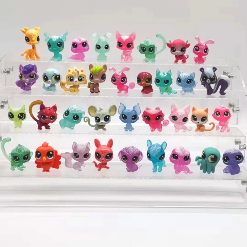 Случайная милая кукла маленькие животные модели питомцев игрушки мини кошки