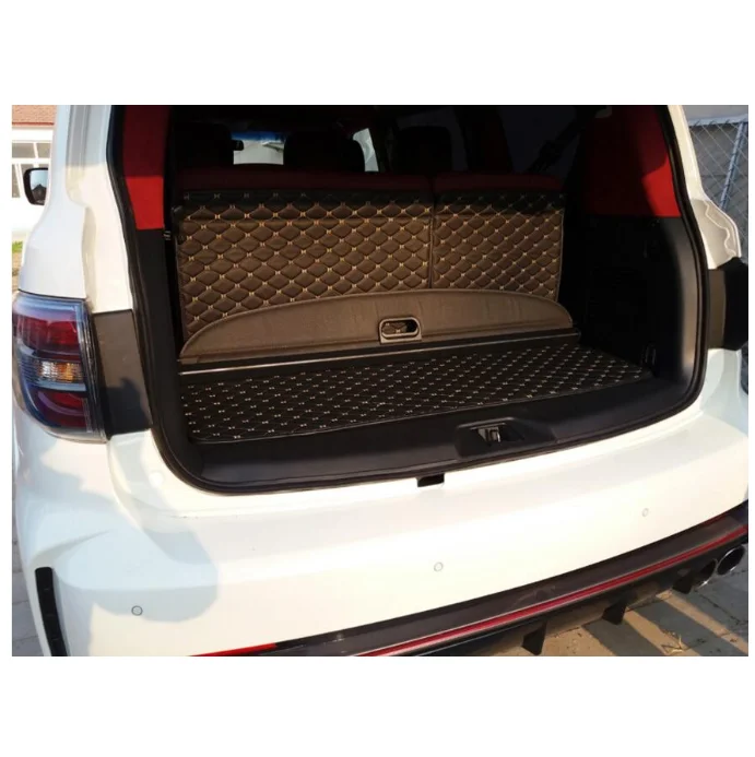 

Car Rear Trunk Security Shield Cargo Cover For Nissan Patrol Y62 7 Seat 2012 2013 2014 2015 2016 2017 2018
