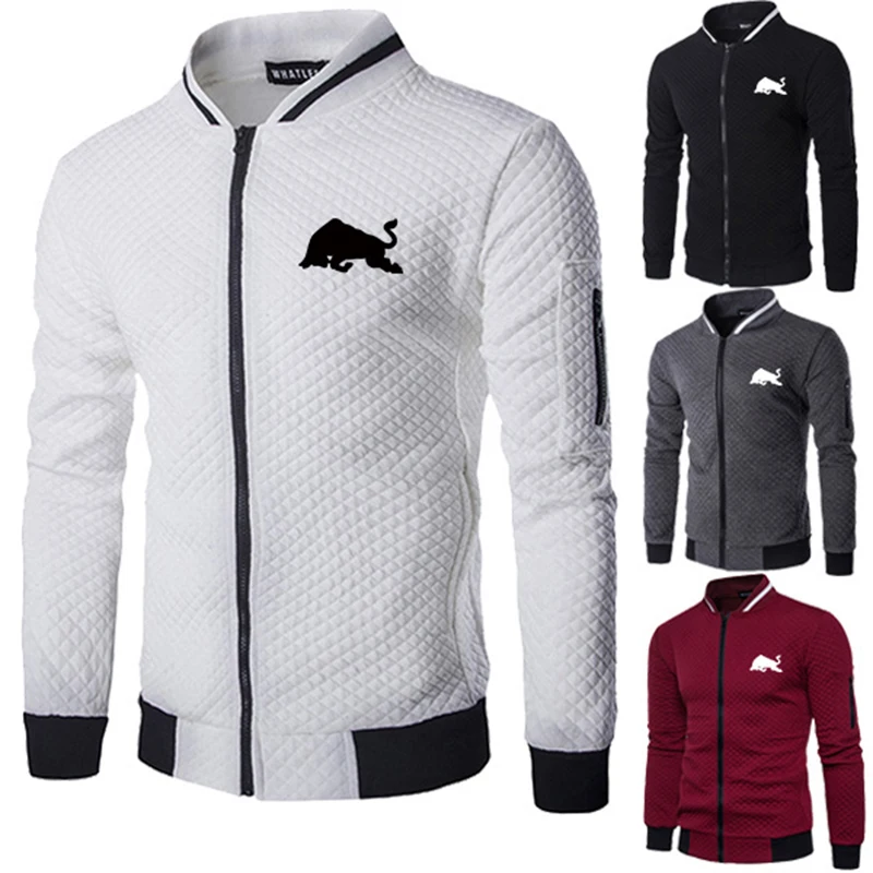 

2020 New Hot Zipper Spliced Letter Brand Clothing Bomber Jacket Men Loose Baseball Uniform male Winter Coat erkekler ceket