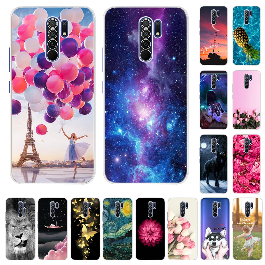 

TPU Cartoon Painting Soft Silicone Phone Case For Xiaomi Redmi 9C 9A 9 C NFC Bumper Cover Redmi 9C Redmi 9A Redmi 9 Back Cover
