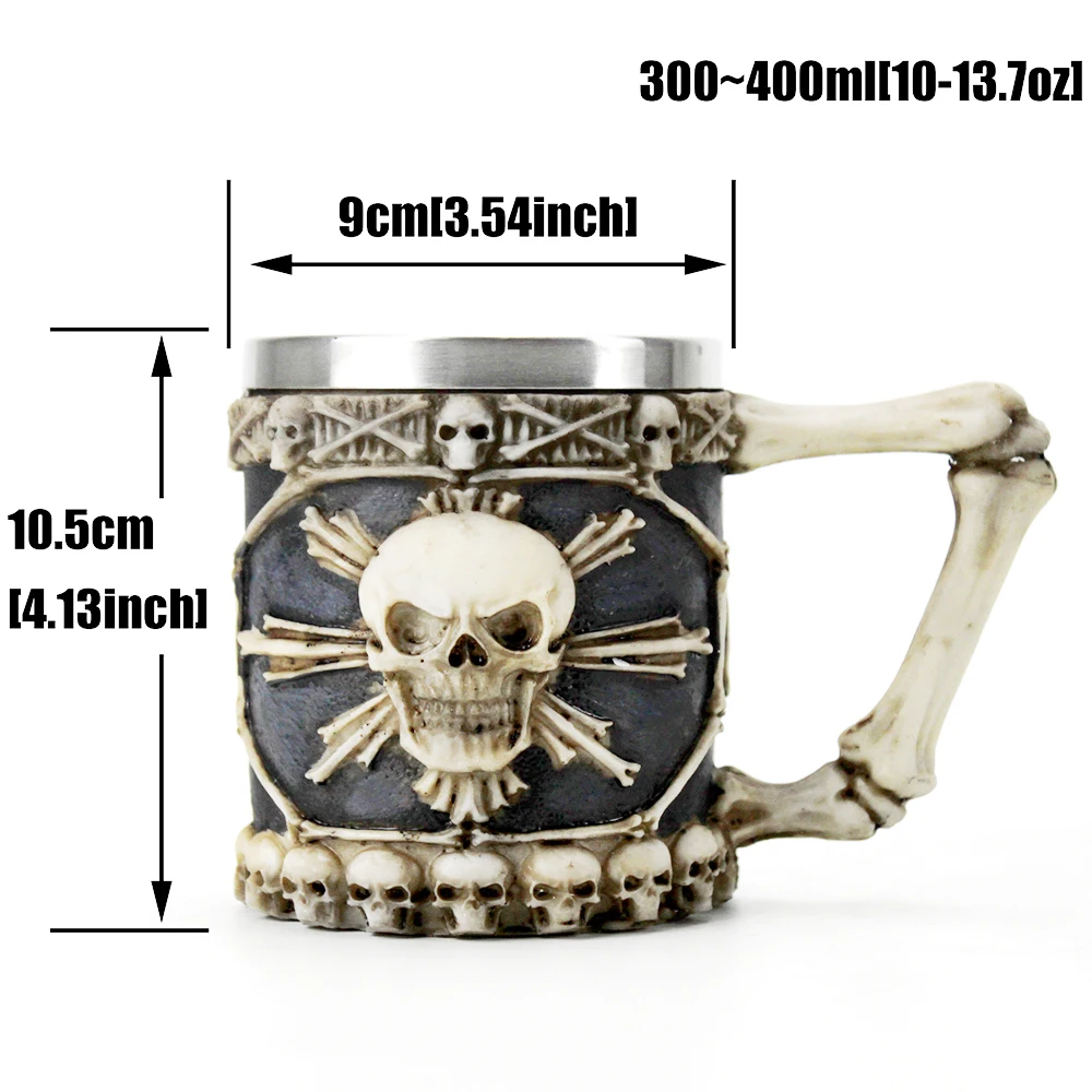 Большой скелета Смерть кости череп кружки чашки на день рождения подарок