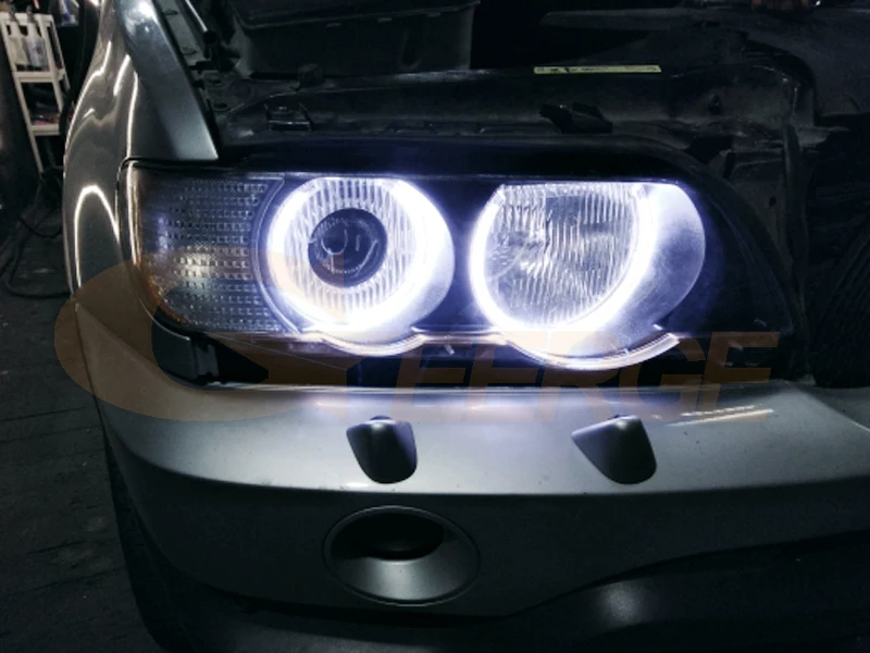Отличный ультра яркий COB led Ангельские Глазки halo кольца Дневной светильник