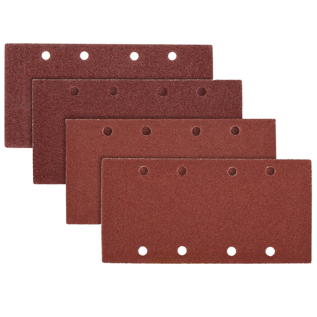 

For orbital sanders Sandpapers Rectangular Woods Leather Plastic Glass