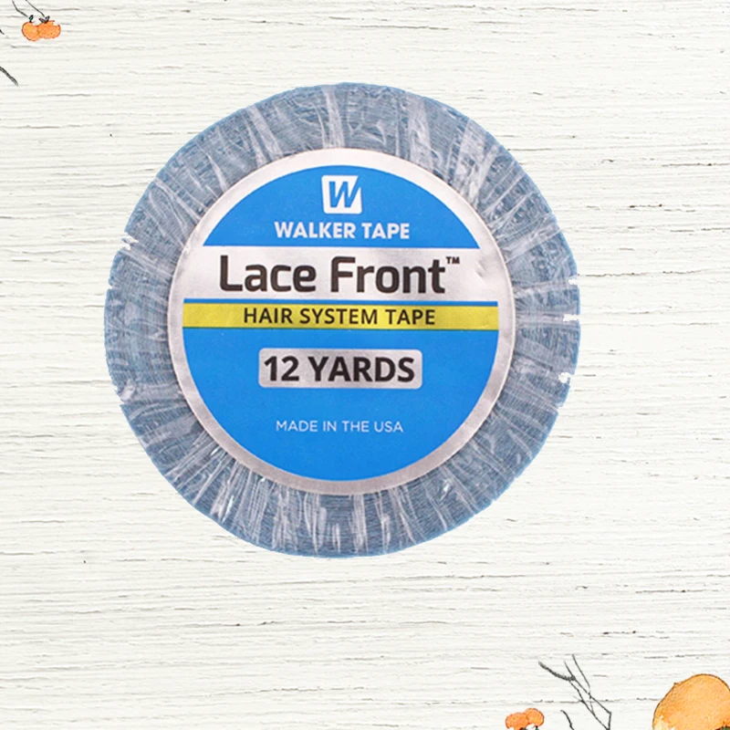 Free Shippig 0.8cm/1.0cm/1.27cm*12Yards Strong Blue Double-sided Adhesive Walker Tape For Hair Extension | Красота и здоровье