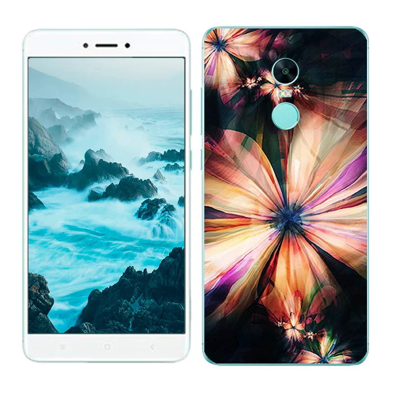 Чехол для Xiaomi Redmi Note 4X Prime мягкий силиконовый чехол с рисунком Xiomi Note4 | Мобильные