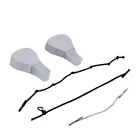 40 шт., невидимые тонкие наклейки для лица, V-образные линии лица