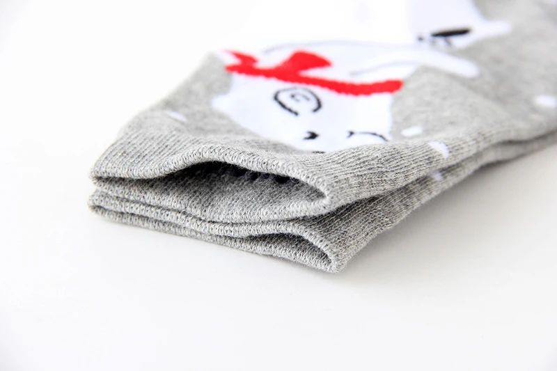 Cotton Socks Cute Funny Women Sock Colorful Cartoon Kawaii Santa Elk Socks Christmas Gift For Girls Cute funny design#F