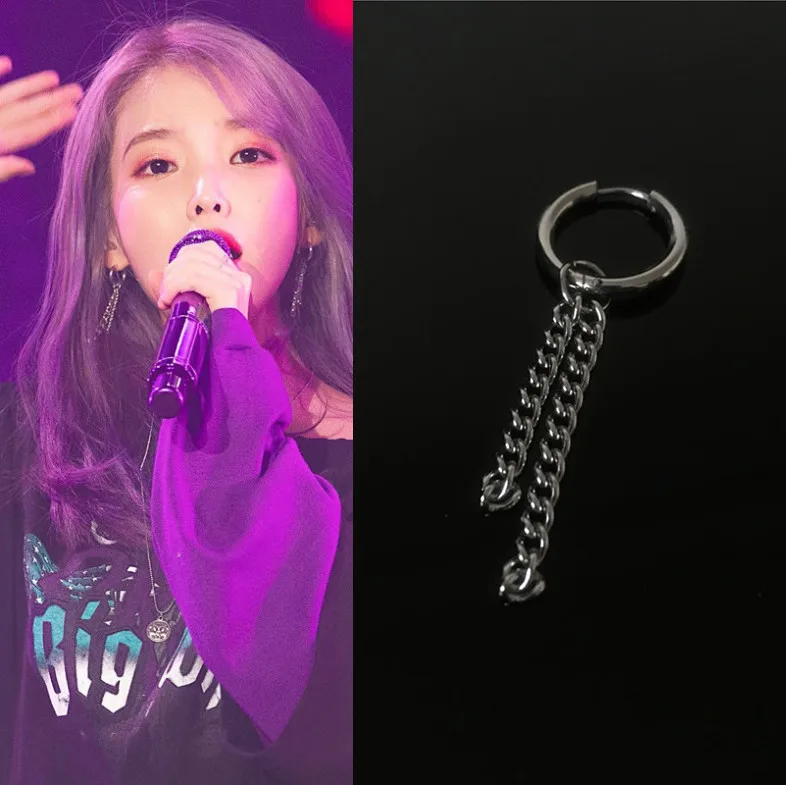 Серьги-клипсы женские из титановой стали 1 пара