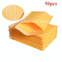 500 pcslot kraft paper bubble envelopes bags mailers padded shipping envelope with bubble mailing bag drop shipping