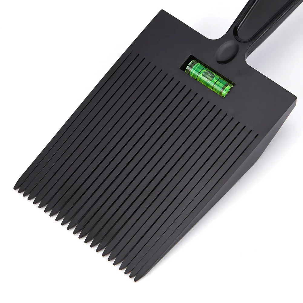 

With Level Instrument Oil Head Coloring Vintage Cutting Barber Tool Dyeing Mixing Hairstyling Flat Wide Comb Salon Pigment