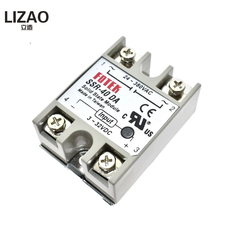Твердотельное реле WAVGAT Φ 10A 25A 40A фактически 3 32V DC TO 24 380V AC SSR 10DA 25DA 40DA|Интегральные