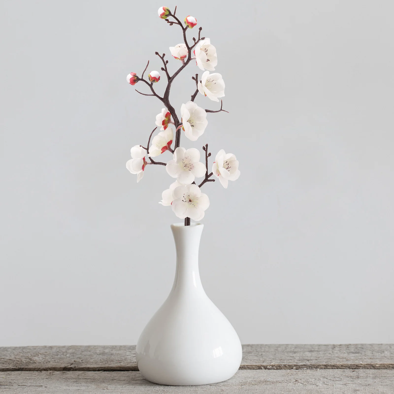 60 см искусственный цветок вишни Весенняя Слива цветение персика ветка Шелковый