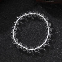 clear round white crystal bracelet beaded fashion bangles fine jewelry gift accessories elegant charm bracelet for women