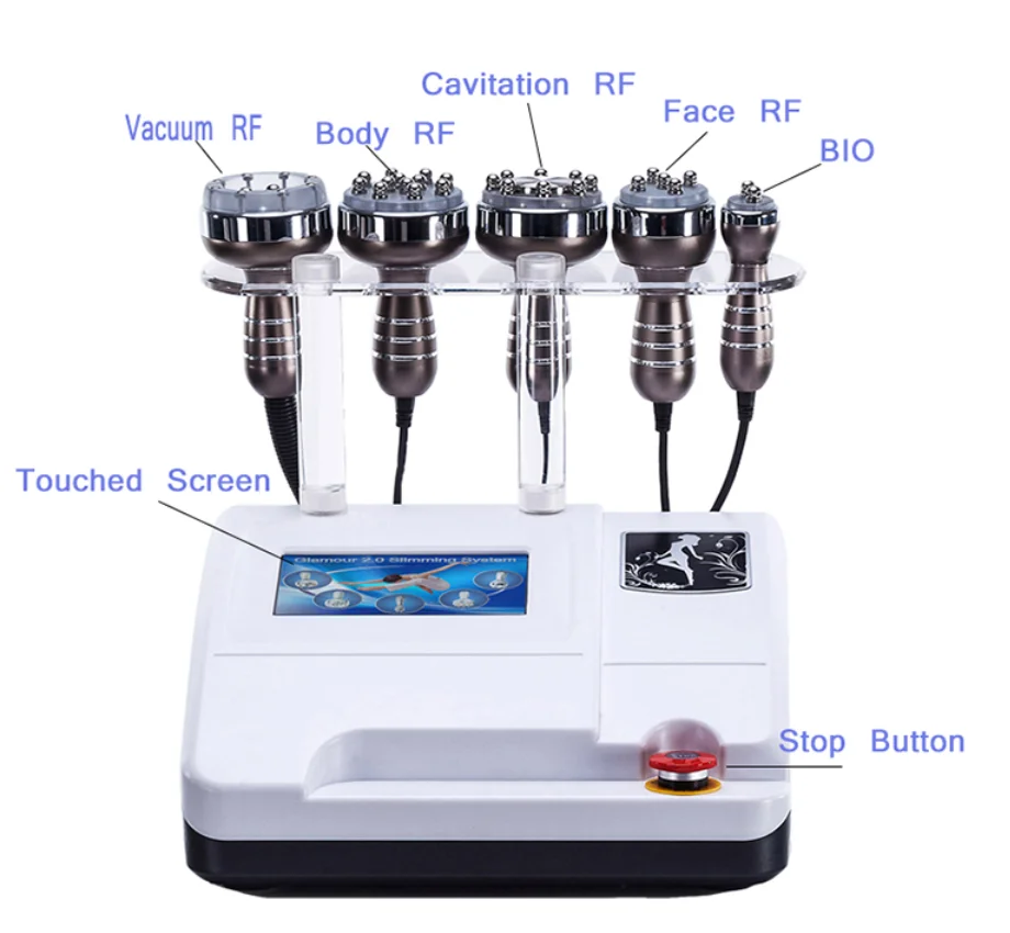 Кавитация 40K многополярная РФ машина для похудения красоты лифтинг кожи