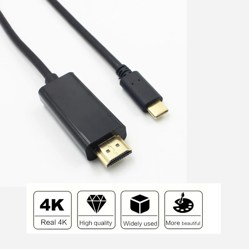 1 8 м Тип c к видеокабель HDMI USB C 3 Кабель-адаптер 4 x 2 type-C hdmi поддержка usb |