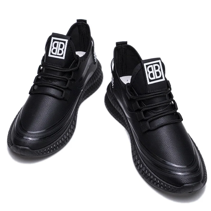 JITNOHO Soft Bottom PU Leather Men Shoes Fashion Casual New 2019 Spring Autumn Footwear for Male Comfortable WLKPM | Обувь