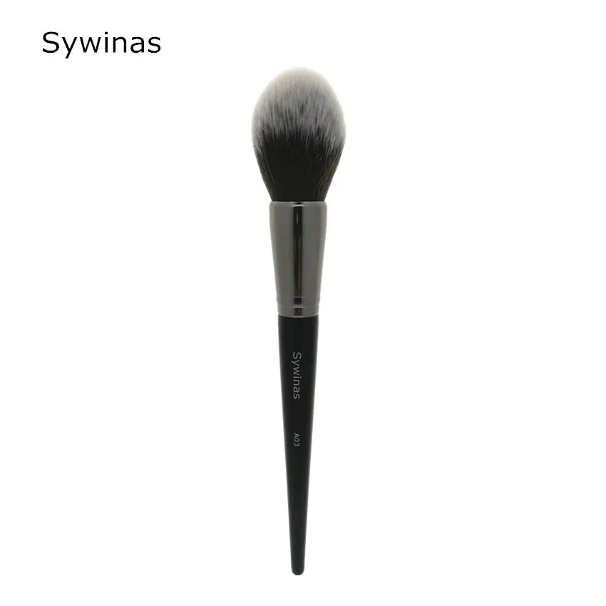 

Sywinas large Highlighter Powder Brush #A03 Soft Face Blending Blush Contour Make Up Brush tools kit.