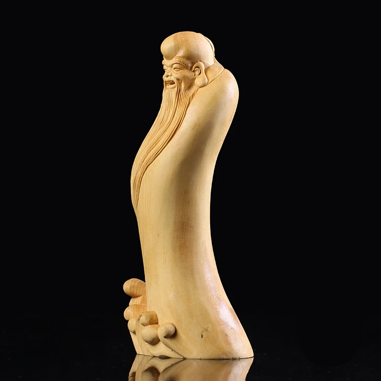 Статуя Из искусственной древесины новый домашний декор в китайском стиле резьба